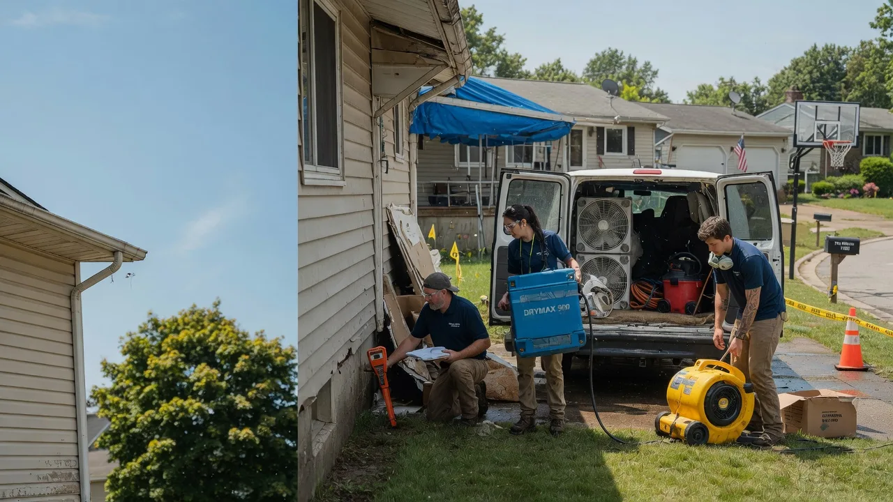 Ceiling Leak Cleanup in Melvindale, MI near me