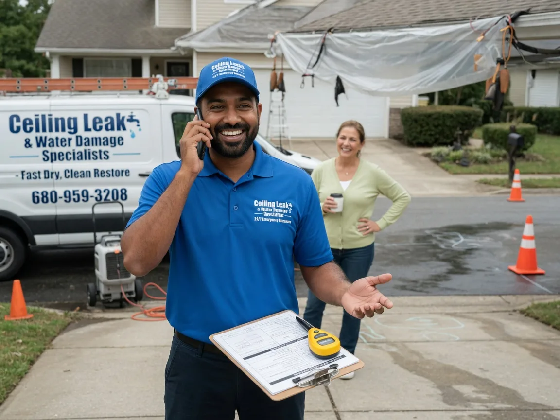 Ceiling Leak Cleanup Melvindale, MI FAQs